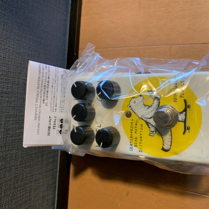 NINEVOLT PEDALS Skateboarding Bear Distortionの画像